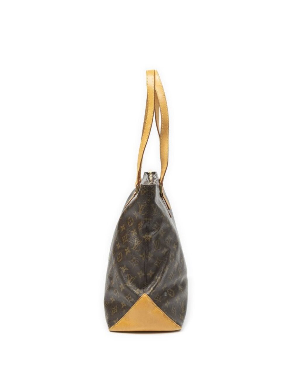 Louis Vuitton Cabas Mezzo Brown Monogram Canvas Tote Bag - Picture 3 of 10